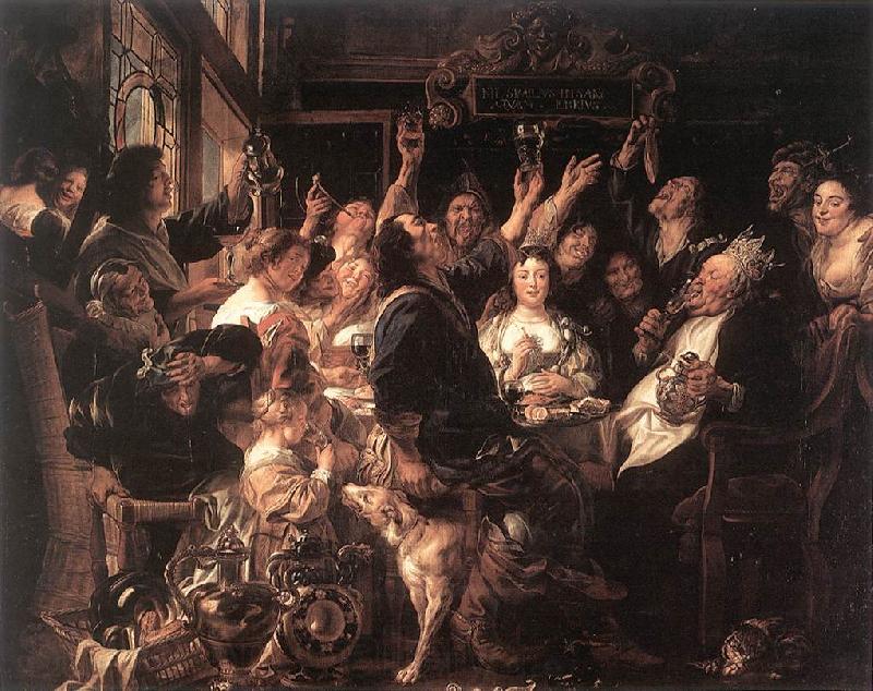 JORDAENS, Jacob The Bean King af